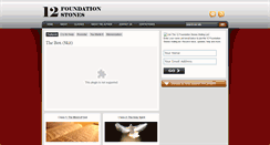 Desktop Screenshot of 12foundationstones.org